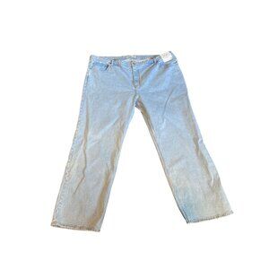 Abercrombie & Fitch 90s Relaxed High Rise Jeans 37 Regular Light Wash Denim Wome